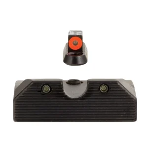 Trijicon 601081 HD XR Night Sight Set Green Tritium/Orange Outline Front, Green Tritium Rear, Black Frame, Fits CZ P-10/P-10C