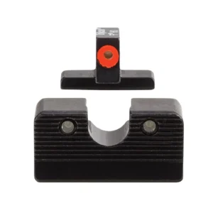 Trijicon 601000 HD XR Night Sight Set Green Tritium/Orange Outline Front, Green Tritium Rear, Black Frame, Fits FN 509