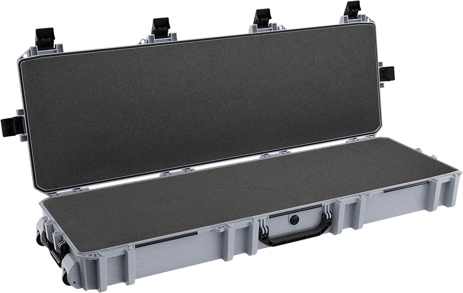 Pelican VCV8000000GRY Vault Double Rifle Case 53" Gray Polyethylene Foam Weather Resistant