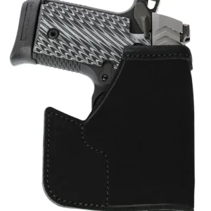 Galco PRO648B Pocket Protector Black Steerhide Fits S&W Bodyguard 2.0 Ambidextrous