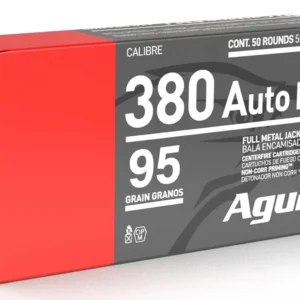Aguila 1E802380 380ACP 95gr Full Metal Jacket 50 Per Box/10 Case