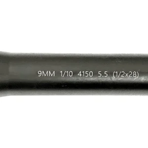 Lead & Steel Llc LS9MM5.5-28 AR9 9mm Straight Profile Black Nitride Chrome Moly Vanadium
