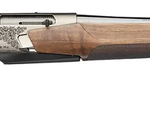 Browning 039009224 BAR MK4 Medallion 270 Win 4+1 22" Polished Blued Fluted Barrel, Satin Nickel Engraved Aluminum Alloy Drilled & Tapped Receiver, Grade III Turkish Walnut Adj Shim Stock