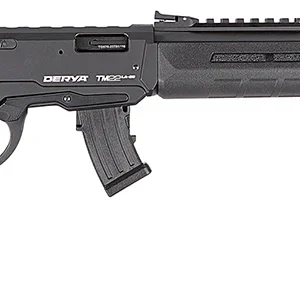 Derya Firearms TM22.LEVER.20 TM22 Lever 22 LR 10+1 20" Black Threaded Barrel, Black Anodized Picatinny Rail Receiver, Black AG w/Extensions Polymer Buttstock