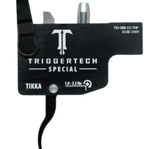 TriggerTech TI0SBB13TNP Diamond Black Curved Lever Fits Tikka Right Hand