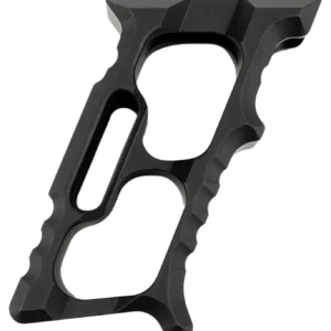 Tyrant CNC TD552BLKM1 Minivert Grip Halo Black Aluminum Fits AR15
