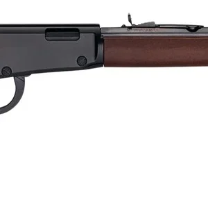 Henry H001T22M Frontier 22 WMR 13+1 20" Blued Octagon Barrel, Black Aluminum Receiver, American Walnut Straight Grip Stock