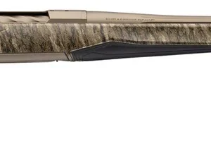 Browning 036146227 X-Bolt 2 Speed Full Size 7mm Rem Mag 3+1 26" Smoked Bronze Cerakote Fluted Threaded Barrel, Smoked Bronze Cerakote Steel Drilled & Tapped Receiver, Mossy Oak Bottomland Adj Vari-Tec