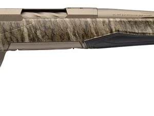 Browning 036147294 X-Bolt 2 Speed SPR Full Size 6.5 PRC 3+1 20" Smoked Bronze Cerakote Fluted Threaded Barrel, Smoked Bronze Cerakote Steel Drilled & Tapped Receiver, Mossy Oak Bottomland Adj Vari-Tec
