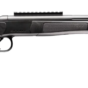 CVA CP801 Scout XP 223 Rem 1rd 11.50" Matte Stainless Steel Fluted Threaded Barrel, Picatinny Rail, Graphite Black XP Pistol Grip