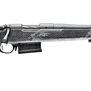 Bergara Rifles B14S7515 B-14 Crest 25 Creedmoor 5+1 20" Sniper Gray Cerakote Fluted Threaded Barrel & Steel Drilled & Tapped Receiver, Fixed Carbon Fiber w/Black & Gray Sponge Accents Stock, Right Han
