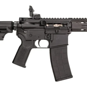 Tippmann Arms A101175 M4-22 Micro Elite SBR 22 LR 25+1 7" Black Parkerized Threaded Barrel, Matte Black Aluminum Receiver w/Picatinny Rail, M-LOK Handguard, Black Adjustable Polymer Stock, Black Gen2