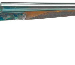 Dickinson LLC Plantation 410 Gauge Break Open 2.75" 2rd 28" Gloss Blued Side By Side Barrel, True Bone-Charcoal Case Hardening Engraved Receiver, English Style Turkish Walnut Stock