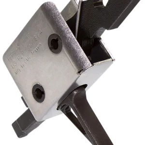 CMC Triggers 91507 Drop-In Single-Stage Flat Trigger w/ 3.50 lbs Draw Weight & Black/Silver Finish