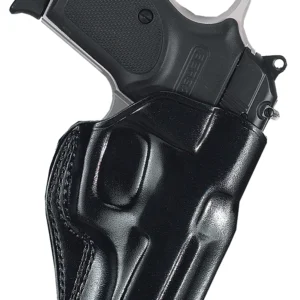 Galco SG600B Stinger OWB Black Leather Compatible w/Sig P365/P365 SAS/Glock 42 Compatible w/ Belt Loop Mount Right Hand