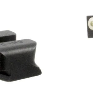 TruGlo TG231W1W Tritium Pro Black | Green Tritium White Outline Front Sight Green Tritium Rear Sight