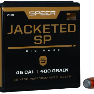 Speer 2479 Hot-Cor 45Cal 400gr Soft Point Flat Nose 50 Per Box/5 Case