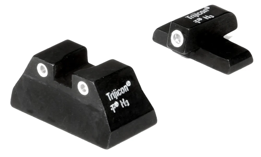 Trijicon 600268 Bright & Tough Night Sights Green/Tritium White Outline Front Sight-Green/Tritium White Outline Rear Sight H&K USP Compact