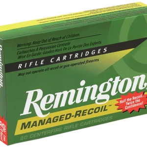 Remington Ammunition 27644 Managed-Recoil 30-30Win 125gr Soft Point Core Lokt 20 Per Box/10 Case