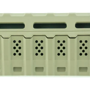 Strike STRIKEHGCFD Viper Carbine Length Handguard AR-Platform Flat Dark Earth, Black Inserts Polymer