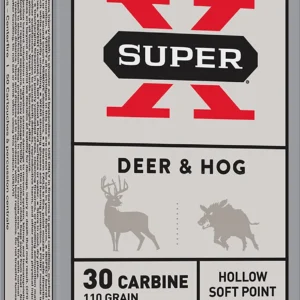 Winchester Ammo X30M1 Super X 30Carbine 110gr Hollow Soft Point 50 Per Box/10 Case