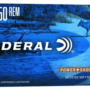 Federal 22250A Power-Shok 22-250Rem 55gr Jacketed Soft Point 20 Per Box/10 Case