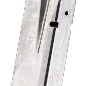 Smith & Wesson 194920000 M&P Compact 8rd 45ACP Black Base Plate Steel