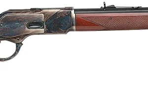 Taylors & Company 550181 1873 Taylor's Trapper Lever Action 357 Mag Caliber with 10+1 Capacity, 18" Blued Octagon Barrel, Color Case Hardened Metal Finish & Walnut Stock Right Hand (Full Size)