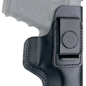 DeSantis Gunhide 031BA85Z0 Insider IWB Black Leather Belt Clip Fits 1911 4-5" Barrel Right Hand