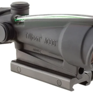 Trijicon 100144 ACOG Black Hardcoat Anodized 3.5x35mm Illuminated Green Chevron .308/7.62 BDC Reticle