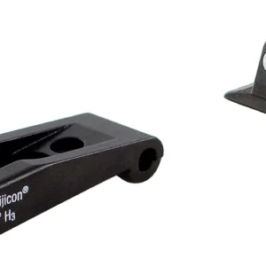 Trijicon 600590 Bright & Tough Night Sights Green/Tritium White Outline Front Sight-Green/Tritium White Outline Rear Sight Ruger SR9/SR9C/SR40