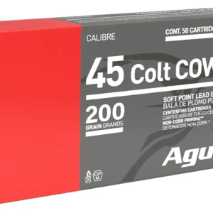Aguila 1E454319 Cowboy Action 45Colt 200gr Soft Point 50 Per Box/10 Case