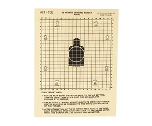 ACTION TGT 25 METERS DOD M16A2 100PK