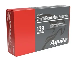 AGUILA 7MM REM MAG 139GR SP 20/200