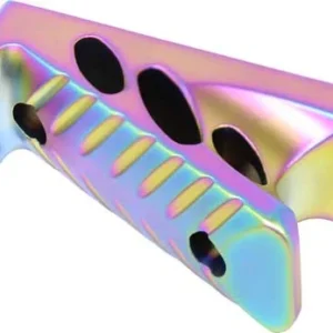 GUNTEC AR15 MICRO ANGLE GRIP - RAINBOW PVD COATED