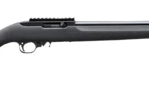 RUGER 10/22 22LR BLACK HOGUE - OVERMOULDED STOCK 20" LVT BBL