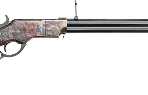 CIMARRON 1860 HENRY 44-40 WIN - 24" STEEL FRAME BLUED WALNUT
