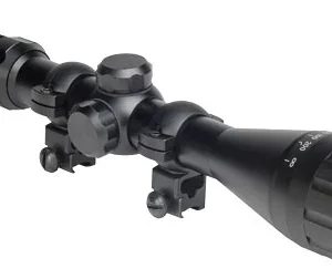 HATSAN OPTIMA 3-9X40 AO AIRGUN - SCOPE W/RINGS & CAPS