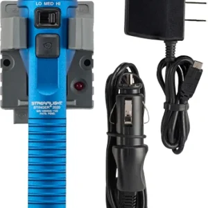 STREAMLIGHT STINGER 2020 LED - W/120V AC/12V DC CHARGER BLUE