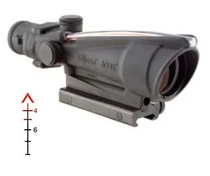 TRIJICON ACOG 3.5X35 .308 BAC CHVN RED