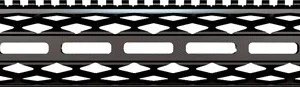 YHM BLACK DIAMOND M-LOK - FOREARM AR-15 RIFLE LENGTH