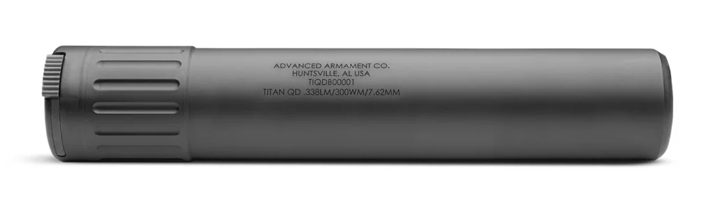 AAC (ADVANCED ARMAMENT) TITAN-QD 338LM BLK SILENCER