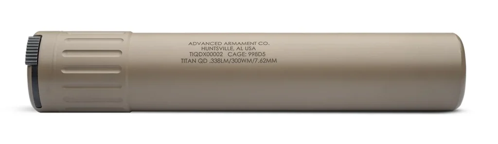 AAC (ADVANCED ARMAMENT) TITAN-QD 338LM FDE SILENCER