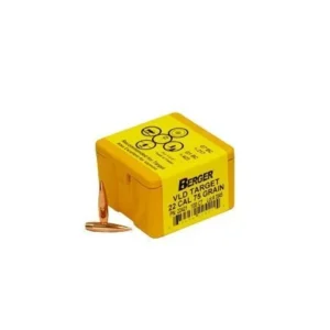 Berger Match Grade Target Bullets .22 cal .224" 75 gr VLD Target 100/ct