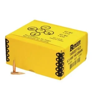 Berger Match Grade Target Bullets 6.5mm .264" 140 gr VLD Target 500/ct
