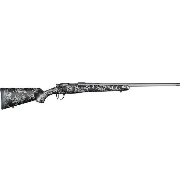 Christensen Arms Mesa FFT Rifle 7mm PRC 3rd Magazine 22" Barrel Tungsten Cerakote Carbon with Gray Accents