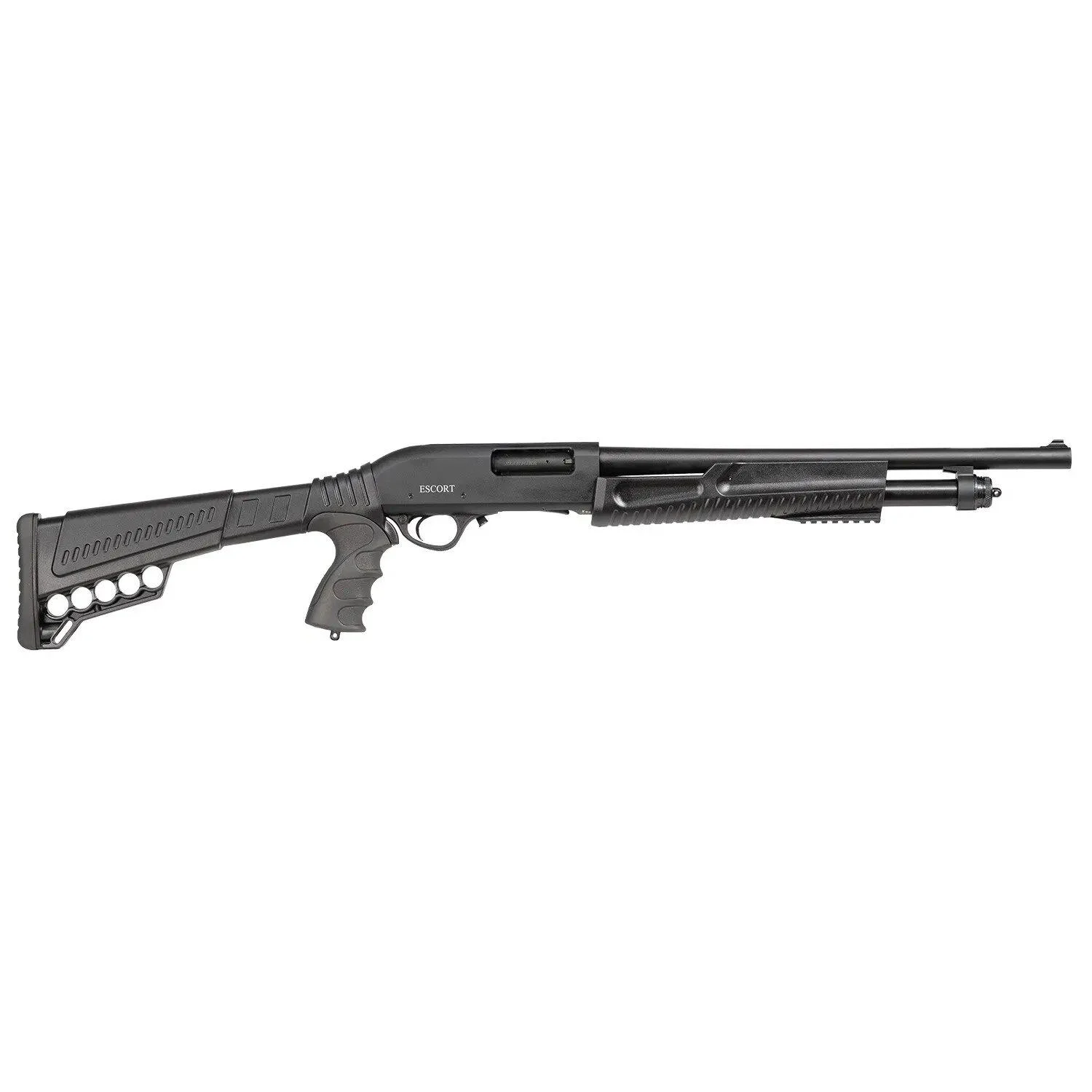 Escort Slugger Tactical Pump Shotgun 12ga 3" Chamber 5rd Capacity 18" Barrel Black Synthetic Stock