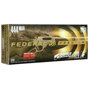 Federal HammerDown Rifle Ammunition .444 Marlin 270gr BSP 2250 fps 20/ct