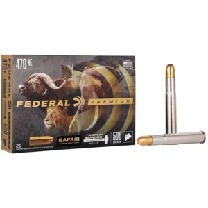 Federal Premium Cape-Shok Rifle Ammunition .470 Nitro 500 gr TBSS 2150 fps - 20/ct