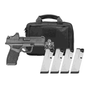 Springfield Armory Gear Pac Echelon 4.0C Handgun 9mm Luger 10rd(4) Magazines 4" Barrel Night Sights Green Dot & Bag CA Compliant
